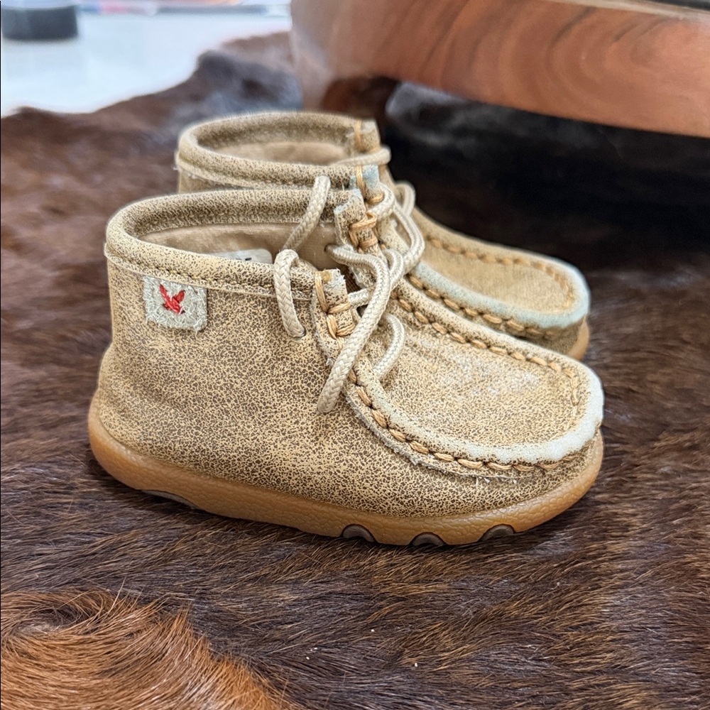 Twisted X Tan Baby Moccasins